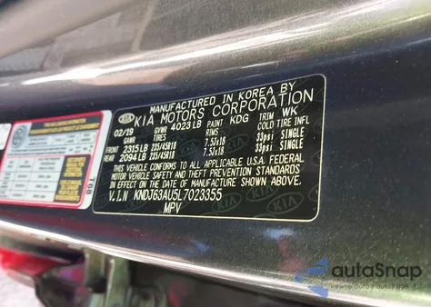 2020 Kia Soul Gt-Line from USA, damaged, VIN KNDJ63AU5L7023355